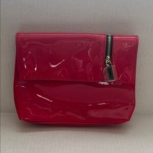 YSL Pink Patent Leather Clutch/Beauty Bag